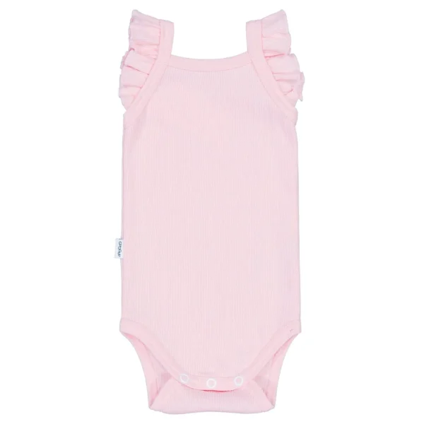 Baby Rib Ruffle Body