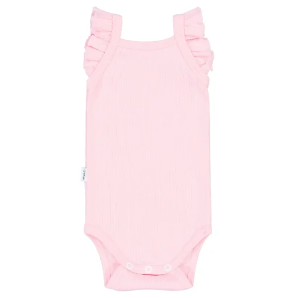 Baby Rib Ruffle Body