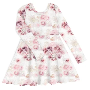 Outlet Outlet Classic Print Rib Dress