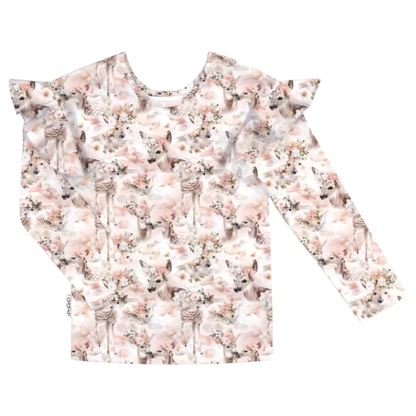 Outlet Print Frilla Shirt